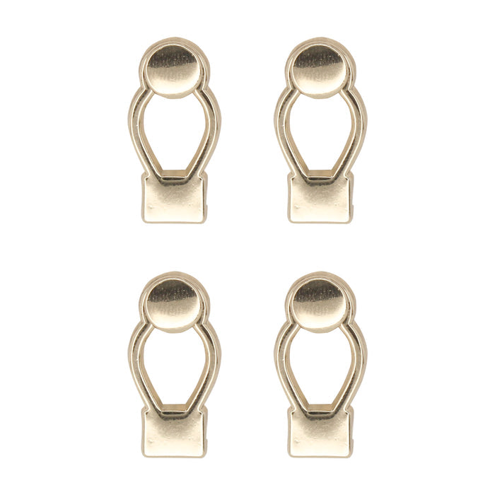 4 Pair | Looping Luxury Frog Closure Metal Buttons