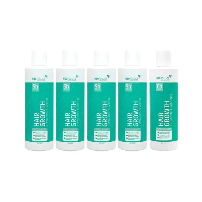 4x Neofollics shampoo + free conditioner - Hairgivers