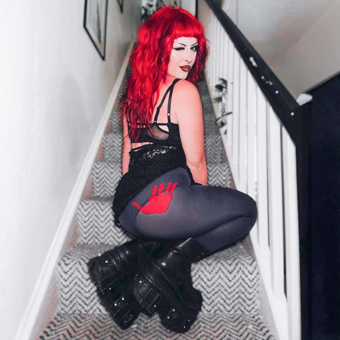 80 Denier Crotchless Tights - Brat