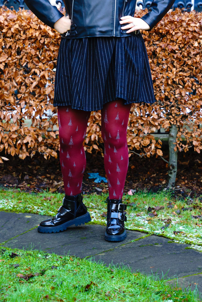 80 Denier Opaque Tights - Enchanted Forest
