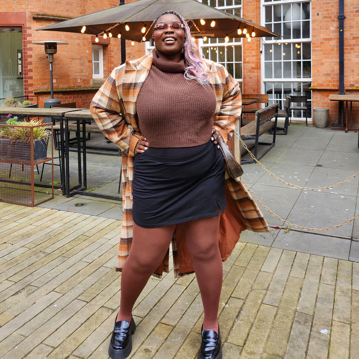 80 Denier Opaque Tights - Peonies