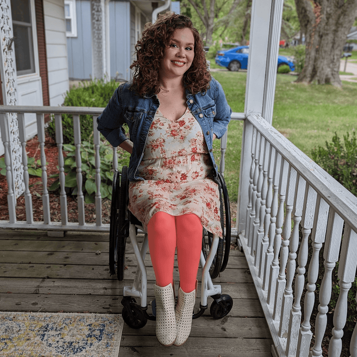 80 Denier Tights - Peach Party - Snag