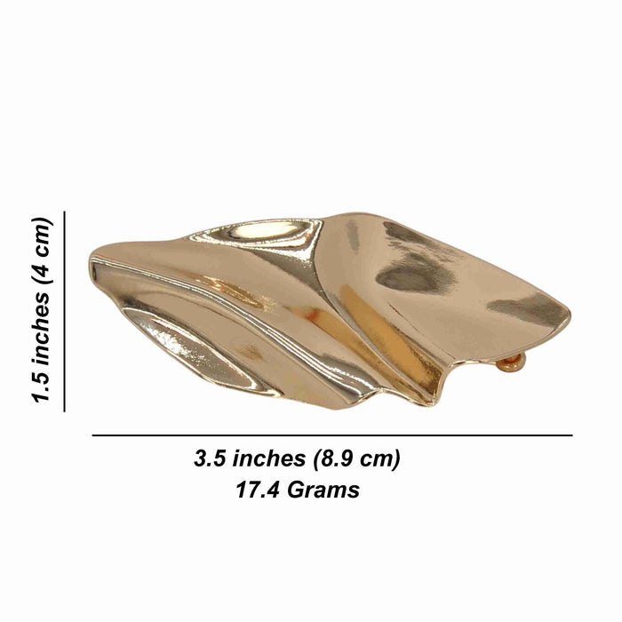 Abstract Leaf Metal Buckle