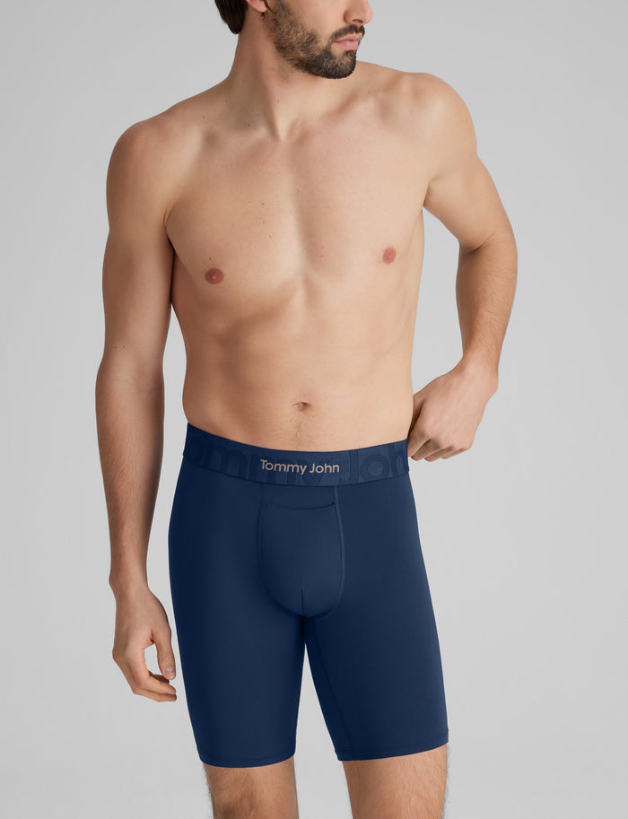Active Combo Boxer Brief 8" (3-Pack)::Dress Blues