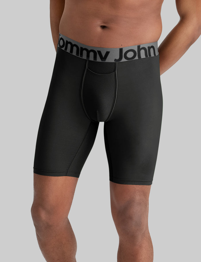Active Combo Boxer Brief 8" (3-Pack)::Black