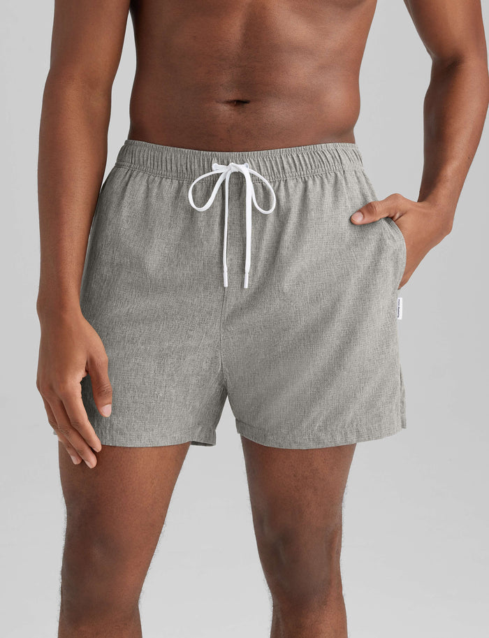 Air Airflow Swim Short (2-Pack)::Grey Heather/Dutch Canal