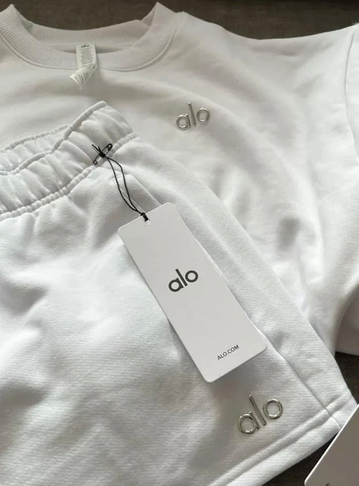 Alo 2 piece set (White Only)