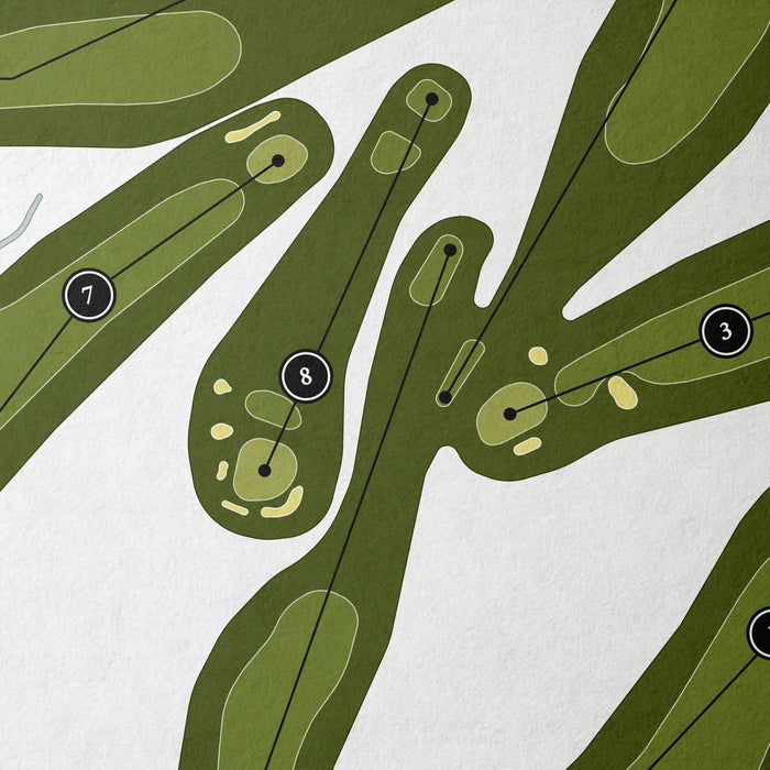 Amesbury Golf & Country Club | Golf Course Map | Close Up