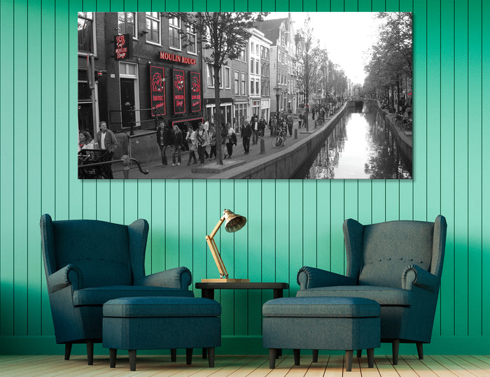 Amsterdam BW Canvas Print #9064