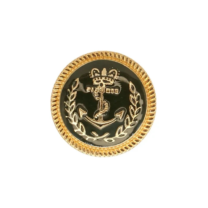 Anchor Style Metal Buttons | 18mm(28L) & 23mm(36L)