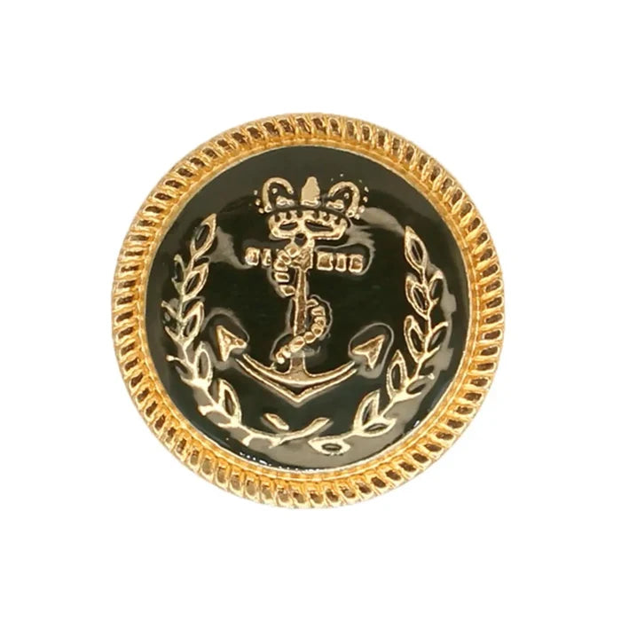 Anchor Style Metal Buttons | 18mm(28L) & 23mm(36L)