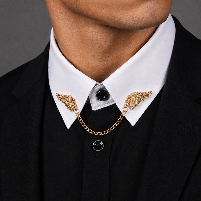 Angel Wing Collar Pin