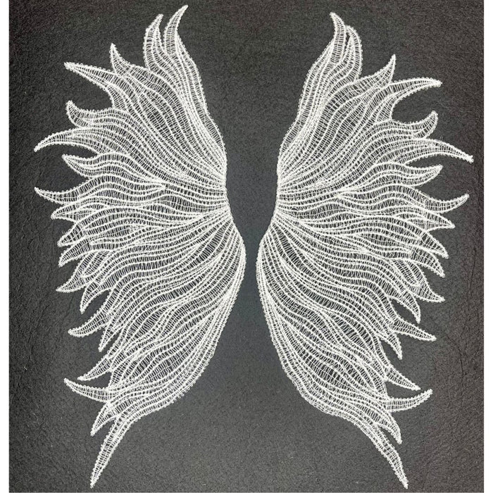 Angel Wing Patch with Buttons & Collar Tips | Combo Set