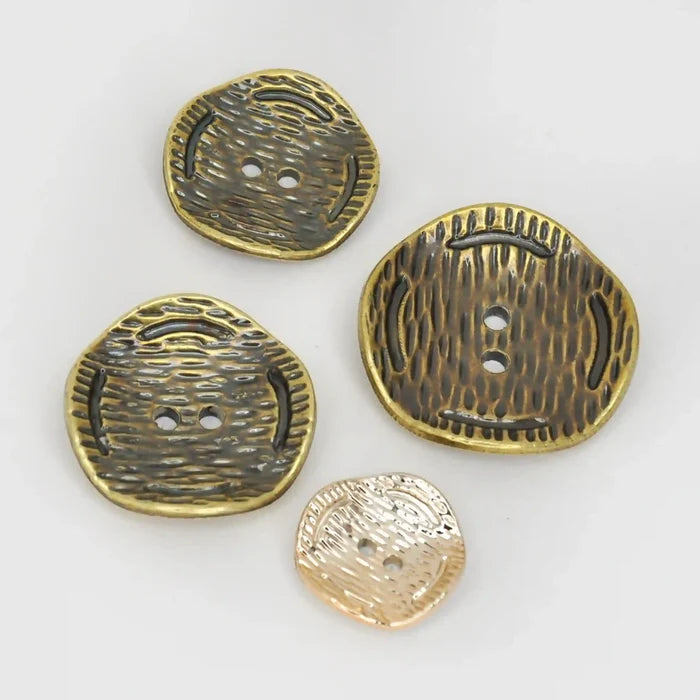 Antique Gold ABS Plastic Buttons