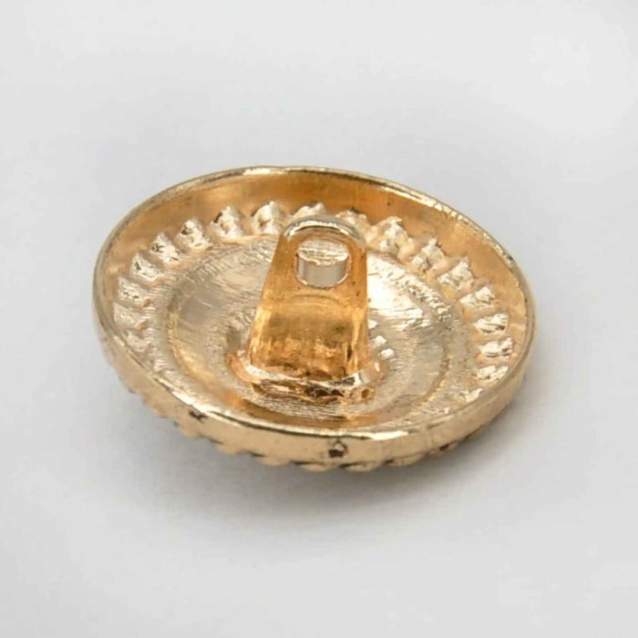 Antique Lion Motif Shank Metal Button | 18mm(28L) & 23mm(36L)