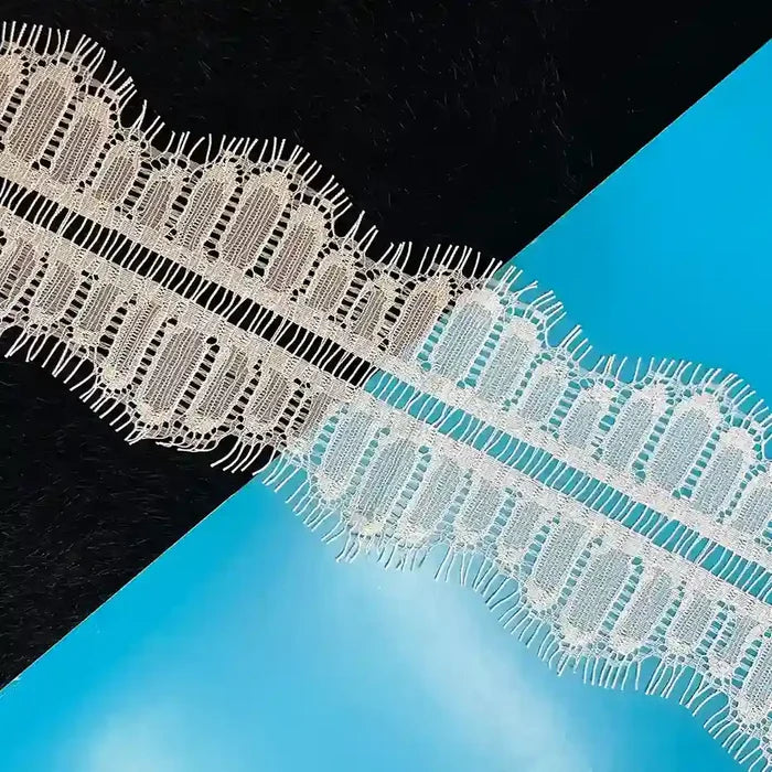 Arched Pillar Eyelash Lace Trim | SKU-GD-93