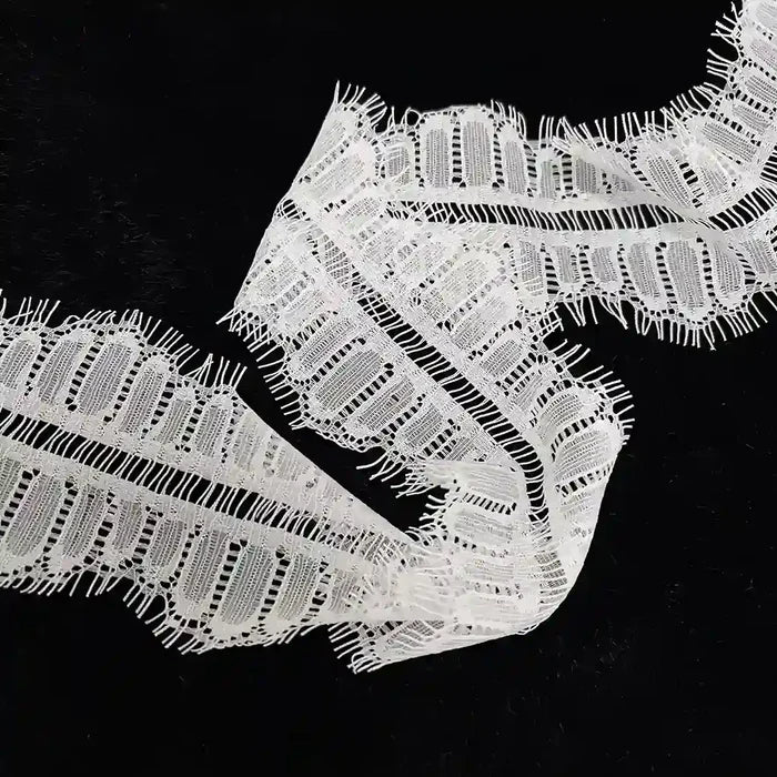 Arched Pillar Eyelash Lace Trim | SKU-GD-93