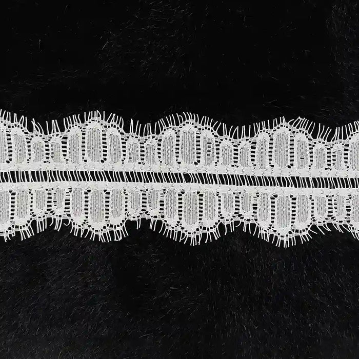Arched Pillar Eyelash Lace Trim | SKU-GD-93
