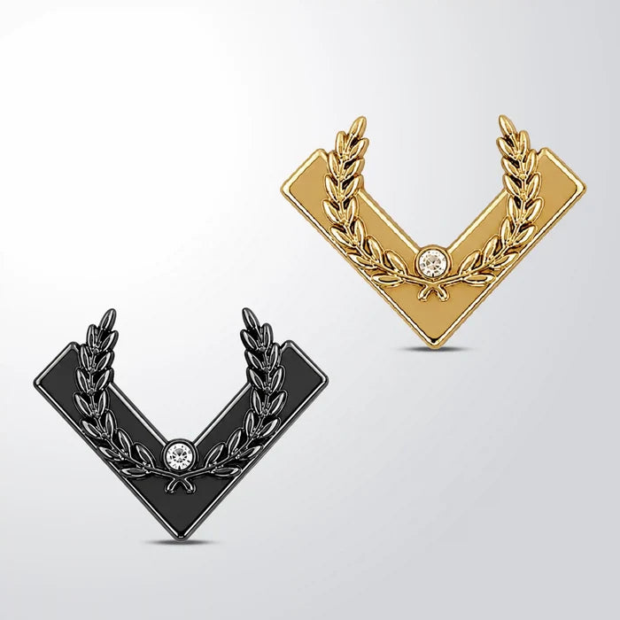 Arrowhead Rhinestone Collar Tip