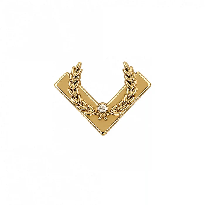 Arrowhead Rhinestone Collar Tip