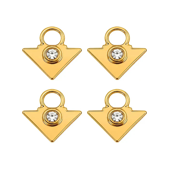 Arrowhead Rhinestone Collar Tip