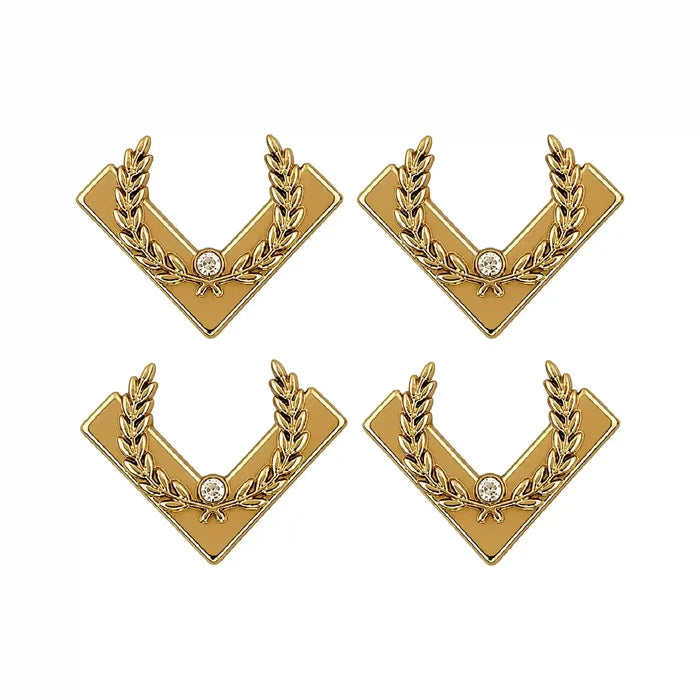 Arrowhead Rhinestone Collar Tip