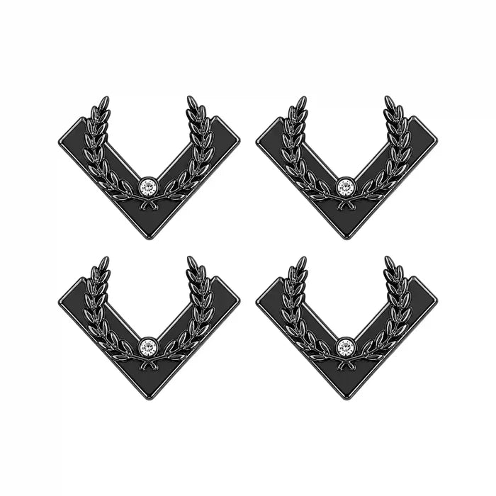 Arrowhead Rhinestone Collar Tip