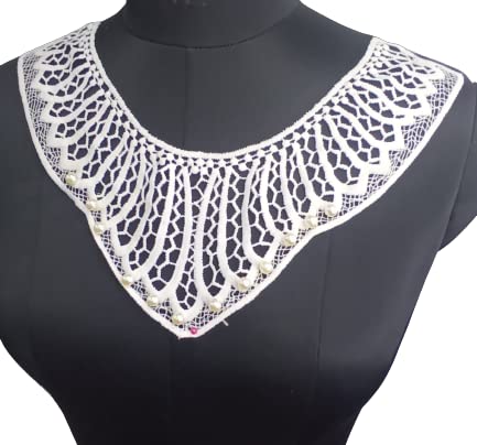 Ani Accessories Art Deco Inspired Cutout Neckline, close-up view of geometric dress detail for women’s clothing DIY