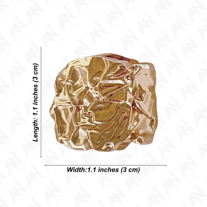 Ani Accessories Aurelian Design Shard Buckle size in a white background.
