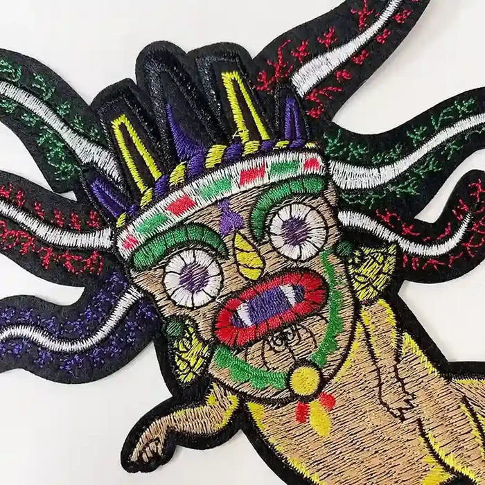 Aztec Axolotl Warrior Patch | SKU_P-1