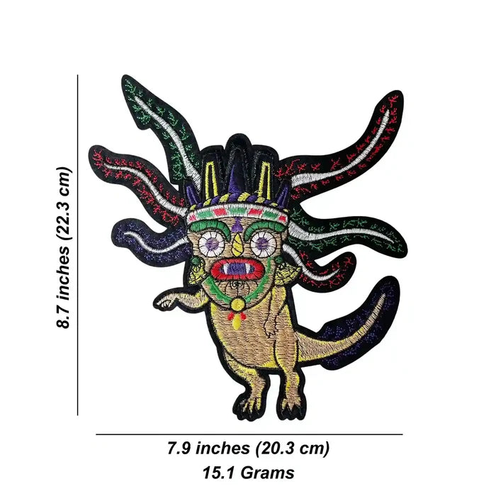 Aztec Axolotl Warrior Patch | SKU_P-1