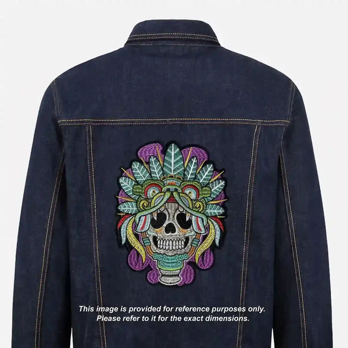 Aztec Priest Ceremonial Skull Hot Fix Patch