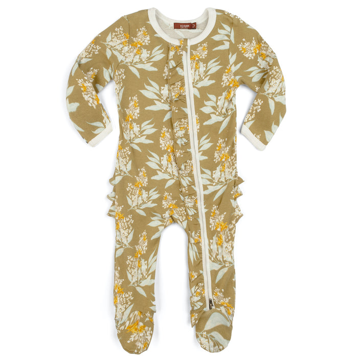 3-6m / Gold Floral