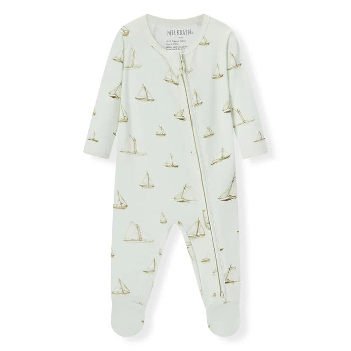 BA - Zipper Footed Romper