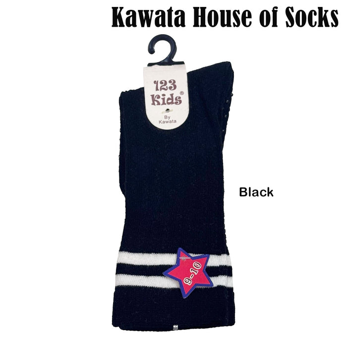 Baby & Kids Thin and Breathable Cotton Long Socks ( Stripes )