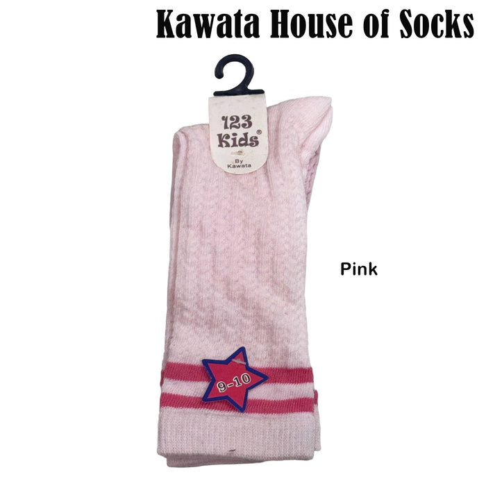Baby & Kids Thin and Breathable Cotton Long Socks ( Stripes )