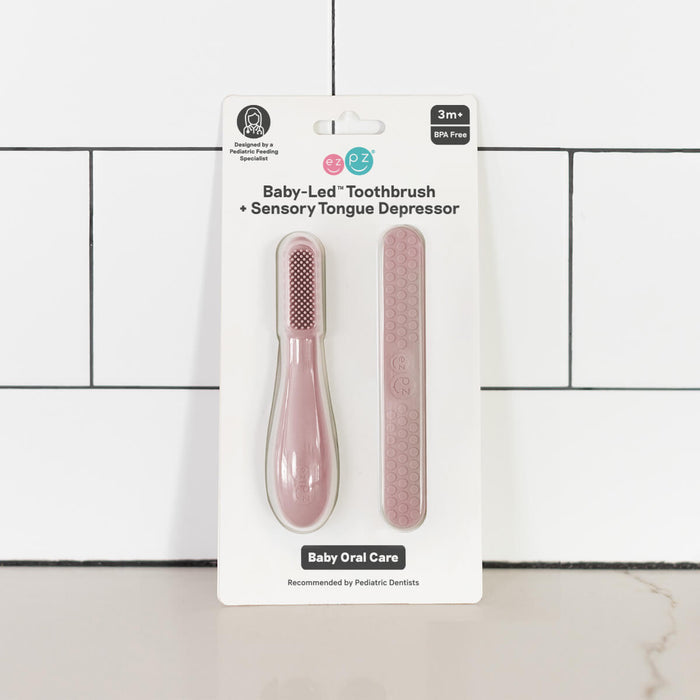 Baby-Led™ Toothbrush + Tongue Depressor - Babies in Bloom