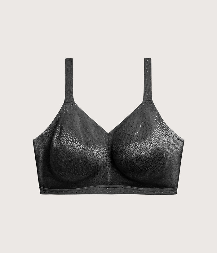 Back Appeal® H-K Cup Wire Free Bra Black