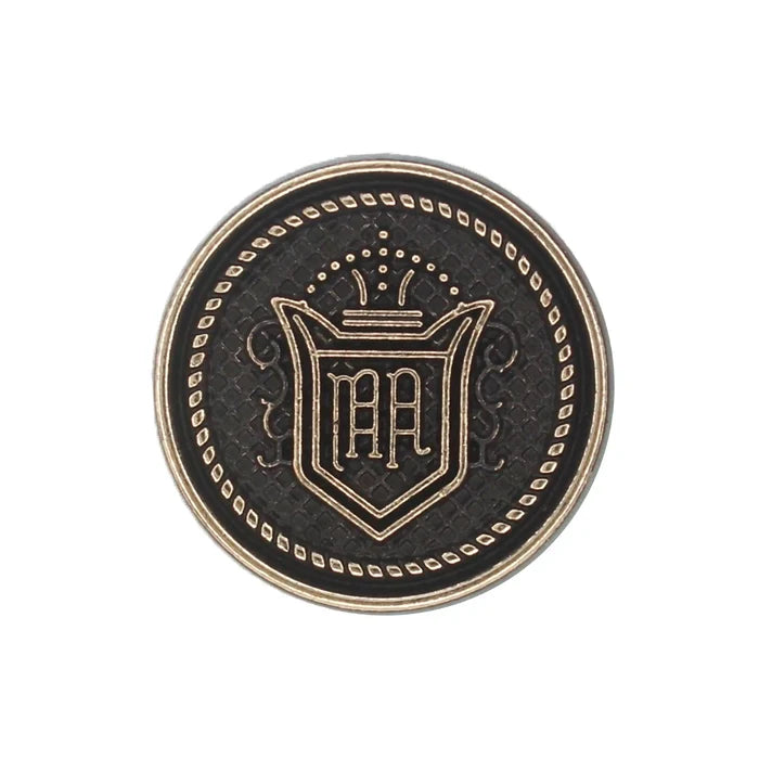 Baroque Engraved Metal Buttons | 18mm(28L) & 22mm(35L)