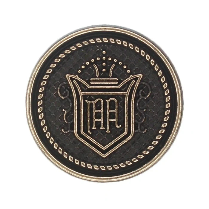 Baroque Engraved Metal Buttons | 18mm(28L) & 22mm(35L)