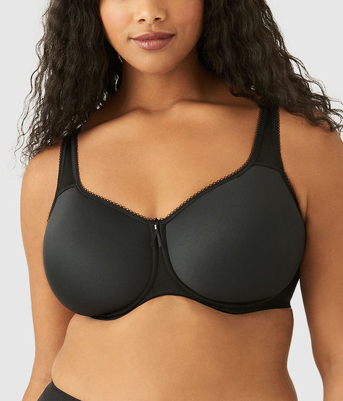 Basic Beauty Spacer Underwire T-Shirt Bra Black