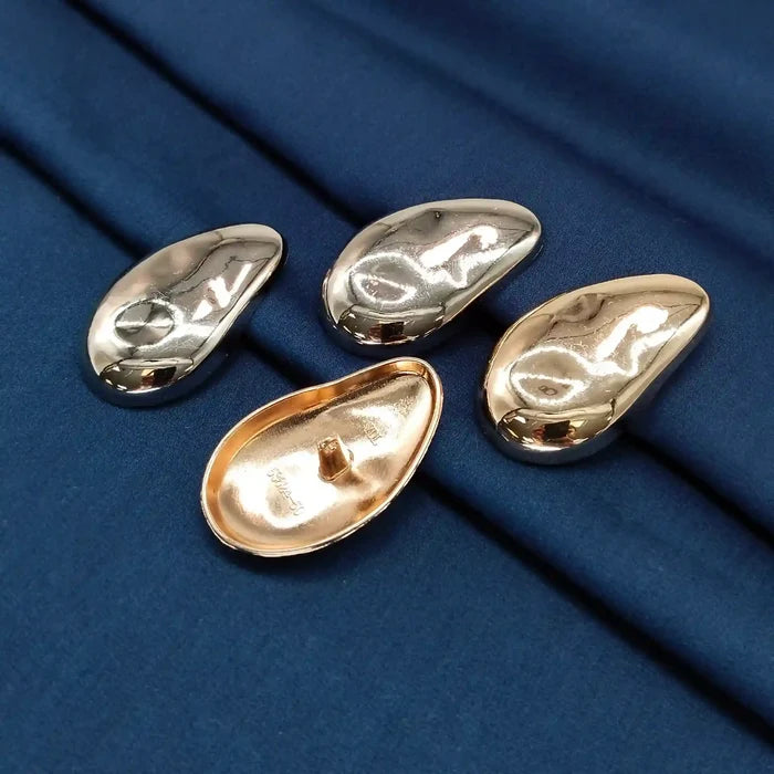 Bean Inspired Metal Button | 50mm(79L)