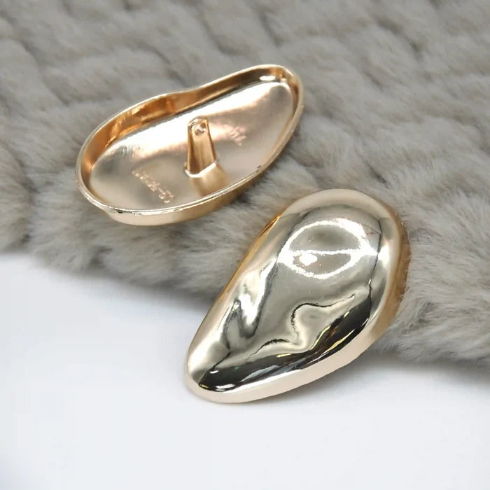 Bean Inspired Metal Button | 50mm(79L)