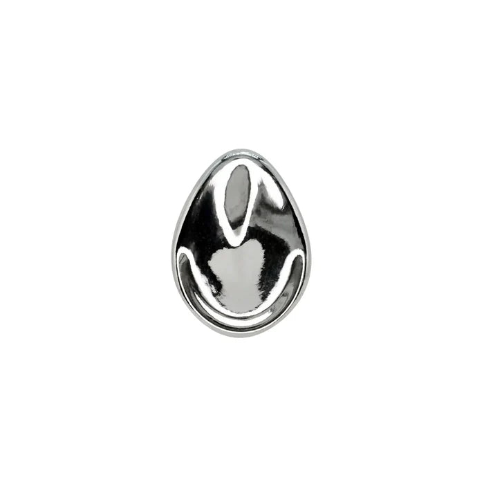 Bean Shape Metal Buttons |  20mm(32L), 25mm(40L) & 30mm(47L)