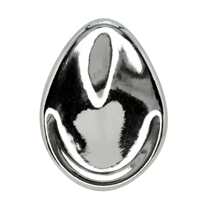 Bean Shape Metal Buttons |  20mm(32L), 25mm(40L) & 30mm(47L)