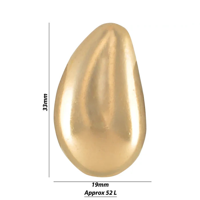 Bean Shaped Shank Metal Buttons | 33mm(52L)