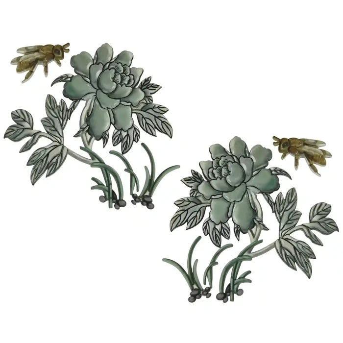 Bee On Blossom Pvc Patch