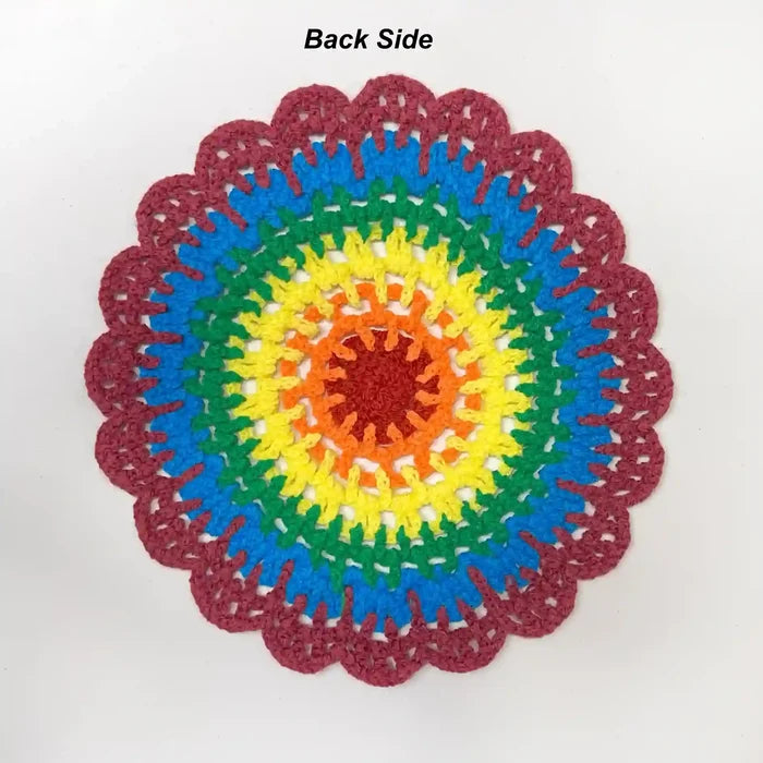 Big Size Crochet Mandala Patch
