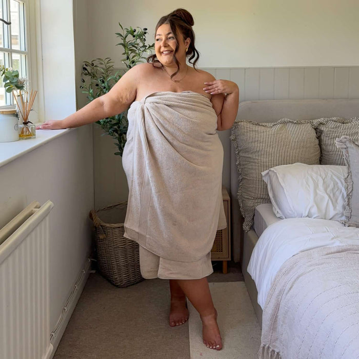 Big Softee Towel - Almond