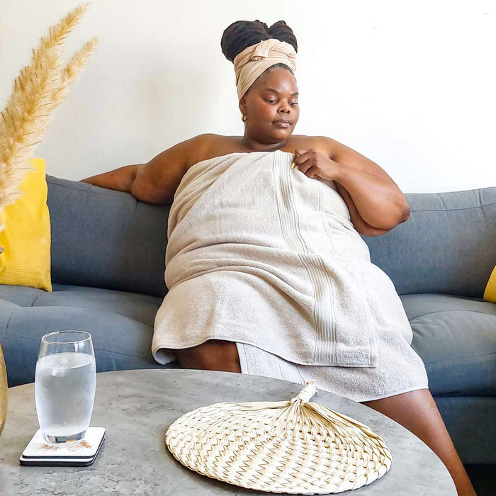Big Softee Towel - Almond